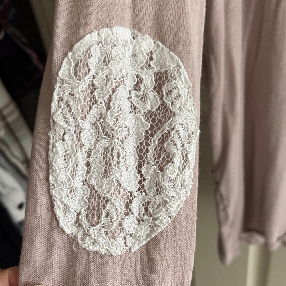 Market & Spruce Light Pink Women's Cardigan - Picture 4 of 4